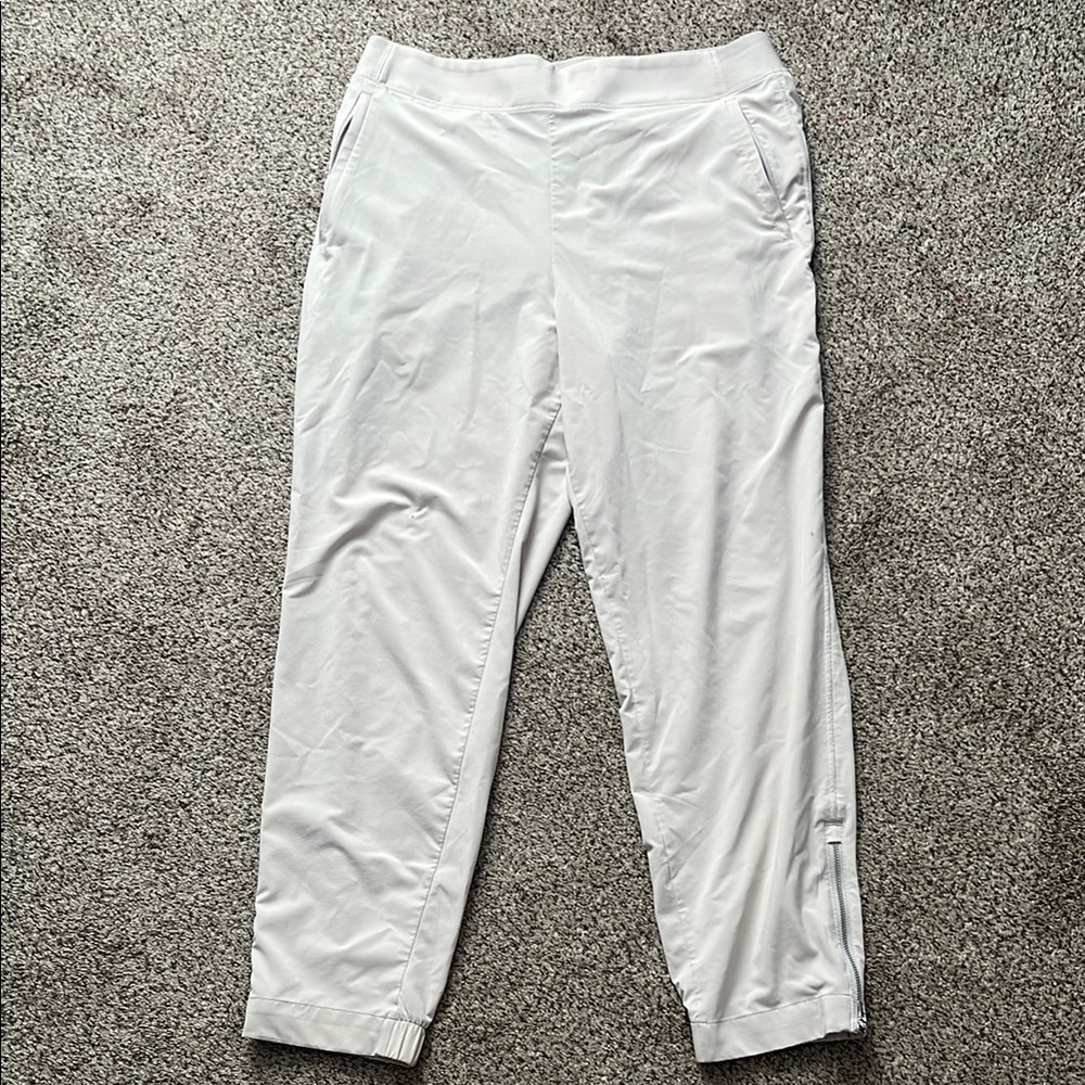 Athleta Beige Jogger Pants. Size 12